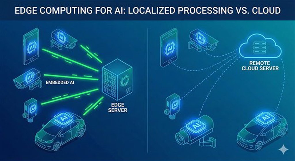 Edge computing for AI